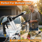 High pressure car washing spray gun with foam bottle - 50% Off