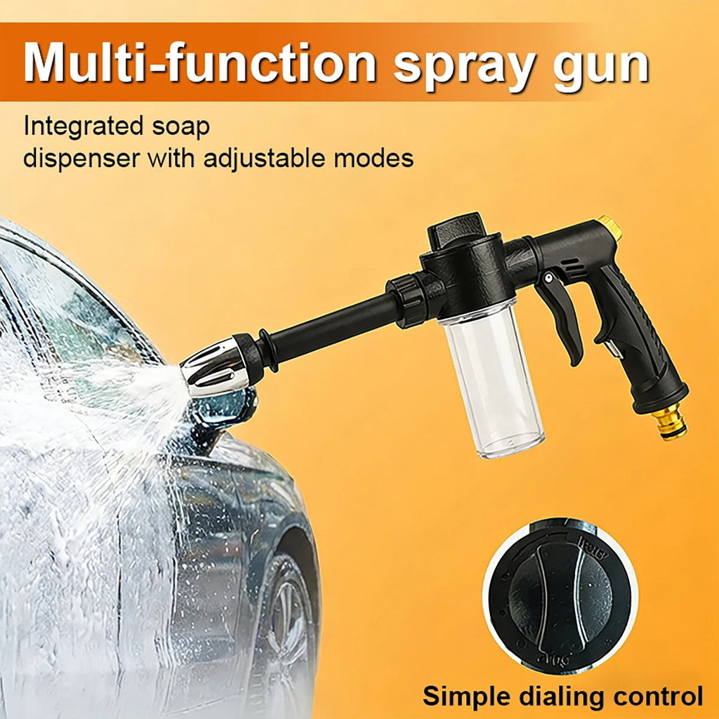 High pressure car washing spray gun with foam bottle - 50% Off